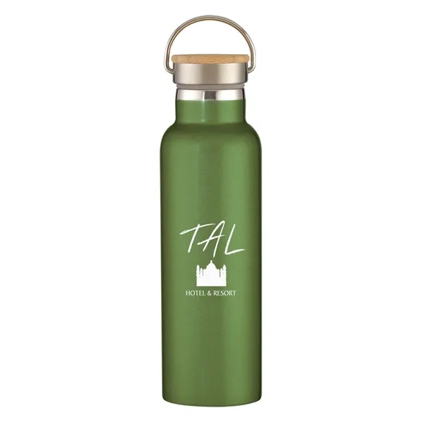 21 Oz. Liberty Stainless Steel Bottle With Wood Lid - Image 5
