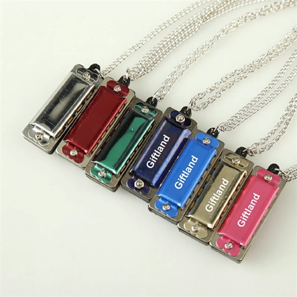 Lightweight And Portable Mini Necklace Harmonica With 4 Hole - Image 5