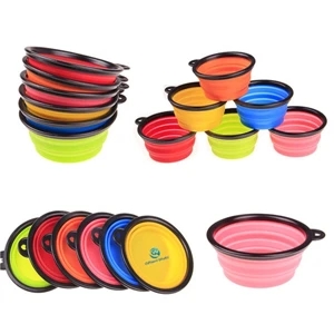 Foldable Silicone Pet Bowl Or Collapsible Dog Bowl