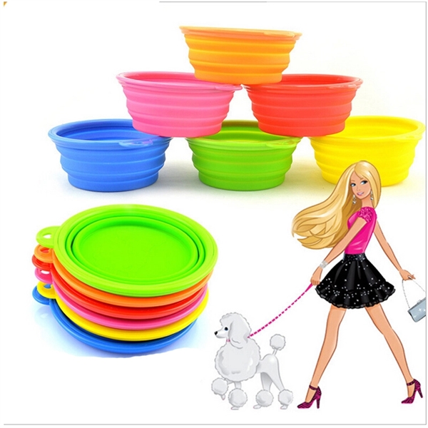 Foldable Silicone Pet Bowl Or Collapsible Dog Bowl - Image 2