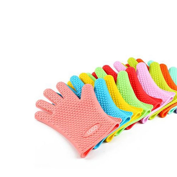 Heat Proof Silicone Oven Glove Oven Mitt  - Image 1