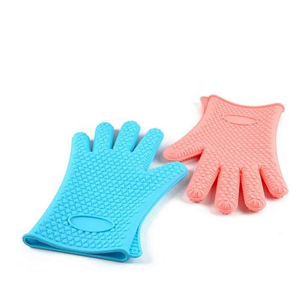 Heat Proof Silicone Oven Glove Oven Mitt  - Image 2