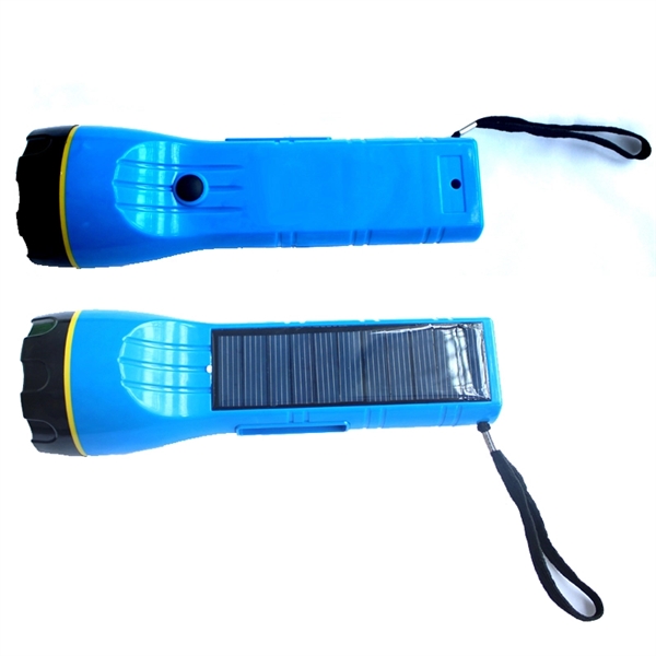 Super Bright Rechargeable Solar LED Torch Or Flashlight - Image 2