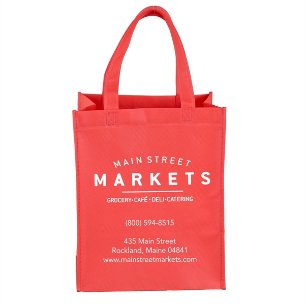 Full View Junior - Large Imprint Grocery Shopping Tote Bag - Image 2