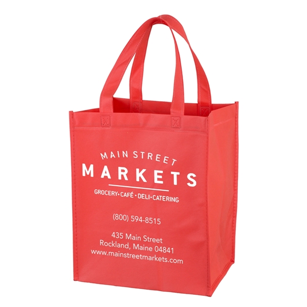 Full View Junior - Large Imprint Grocery Shopping Tote Bag - Image 10