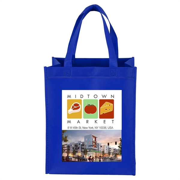 Full View Junior - Large Imprint Grocery Shopping Tote Bag - Image 25