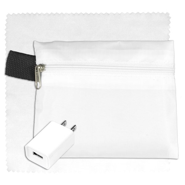 Tech Home and Travel Kit w/ Cleaning Cloth / Wall Charger - Image 13