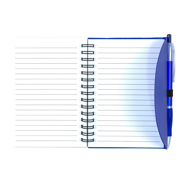 Cupertino Stylish Spiral Notepad Notebook with Matching Pen - Image 7