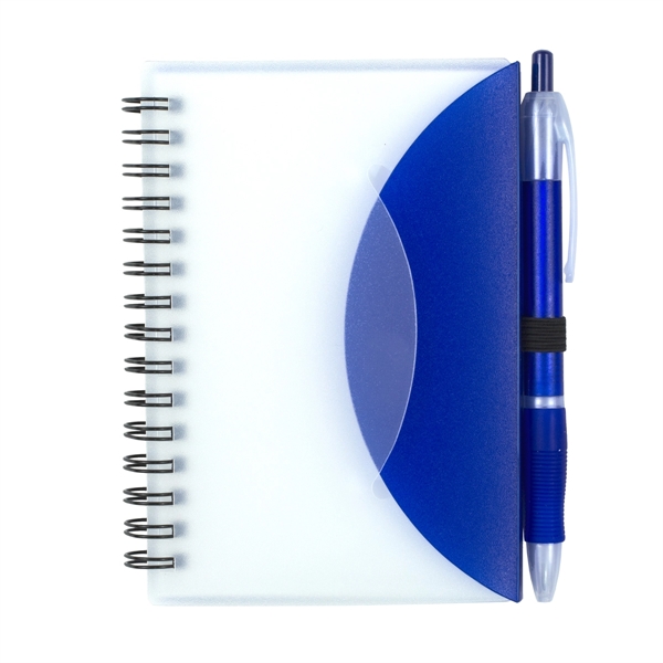 Cupertino Stylish Spiral Notepad Notebook with Matching Pen - Image 11