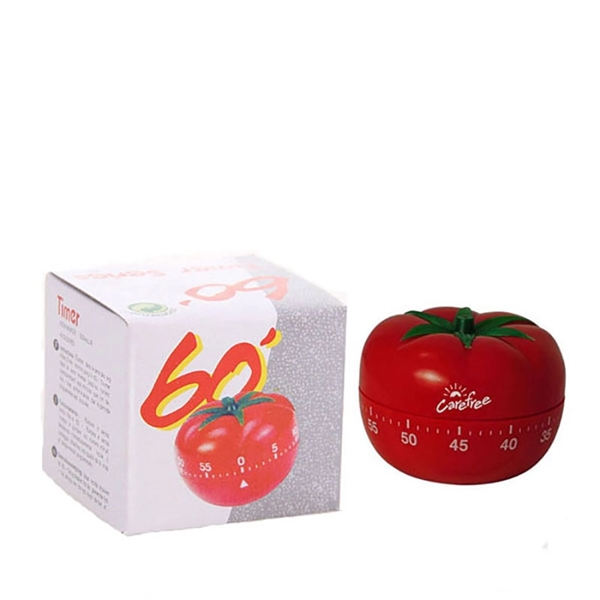 Mechanical Tomato Shaped 60 Minutes Countdown Timer - Image 1