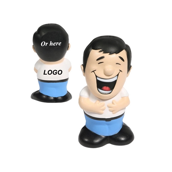 Stress Reliever Laughing Man Foam Toy - Image 1