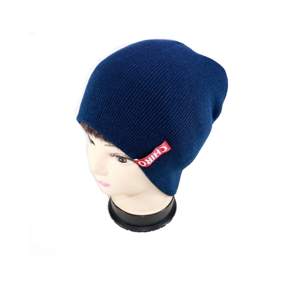 Custom Knit Beanie Cap - Image 2
