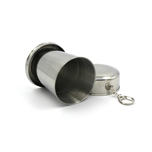 Stainless Steel Telescopic Or Collapsible Shot Glass 2 OZ Vo - Image 5