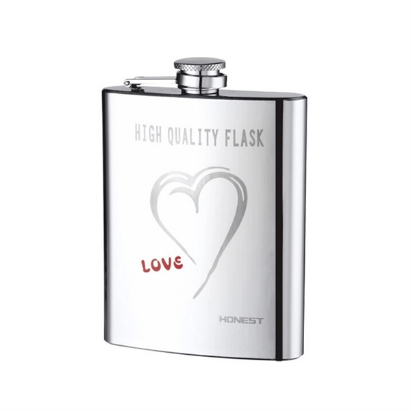 Stainless Steel Hip Flask - Image 2
