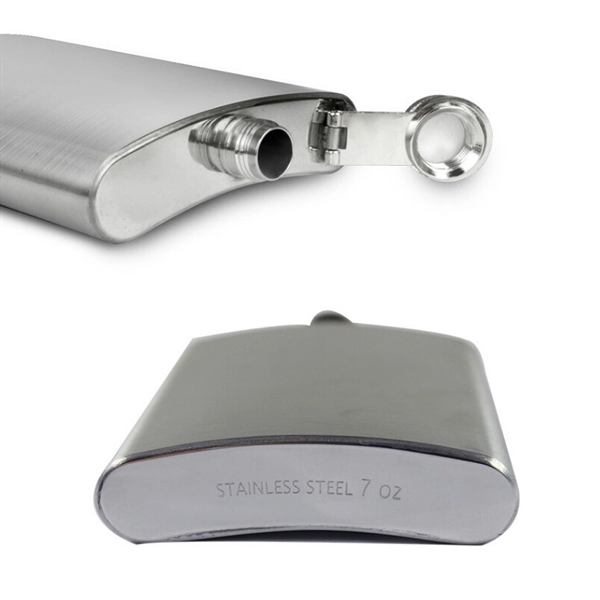 Stainless Steel Hip Flask - Image 8