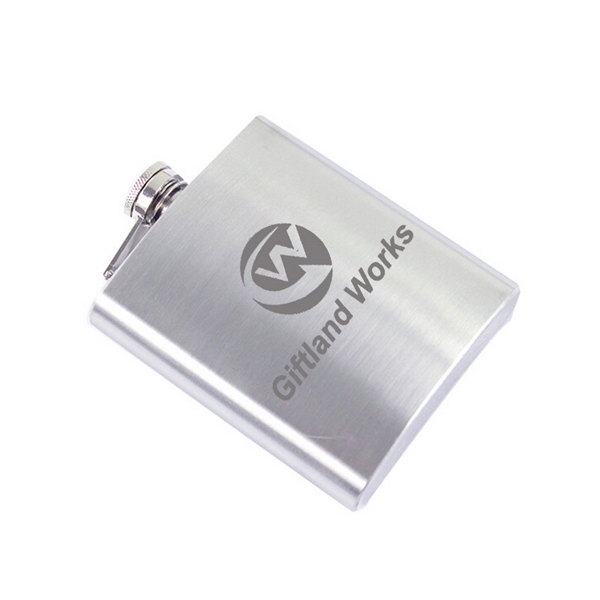 Stainless Steel Hip Flask - Image 1