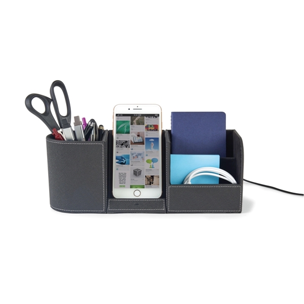 Truman Wireless Charging Desk Organizer - Image 2