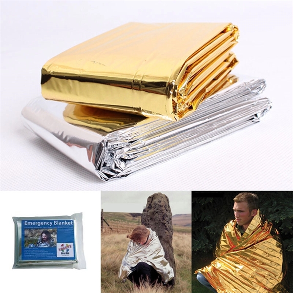 Outdoor Emergency Gold Or Silver Blanket - Image 1