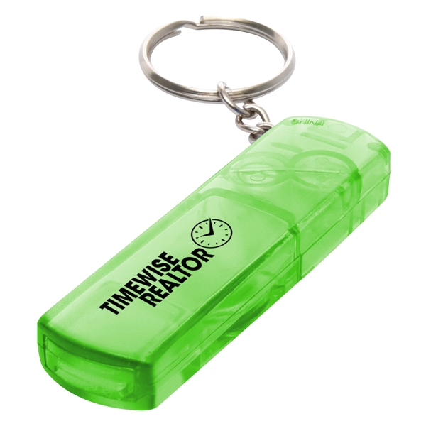 Whistle, Light And Compass Key Chain - Image 2