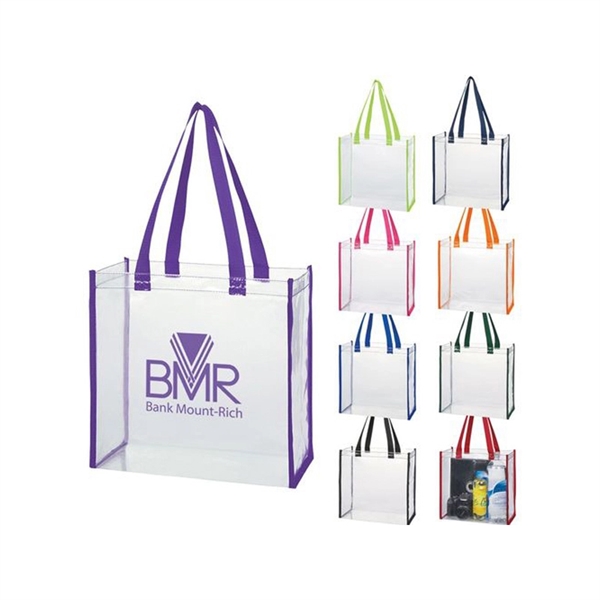 Clear PVC Tote Bag Or Transparent Beach Bag - Image 1