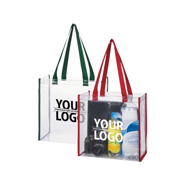 Clear PVC Tote Bag Or Transparent Beach Bag - Image 2