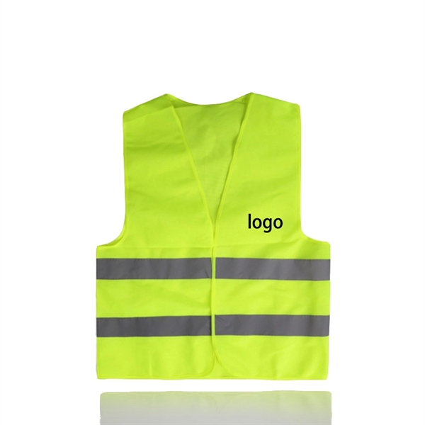 Adult Polyester Reflective Safety Vest - Image 1