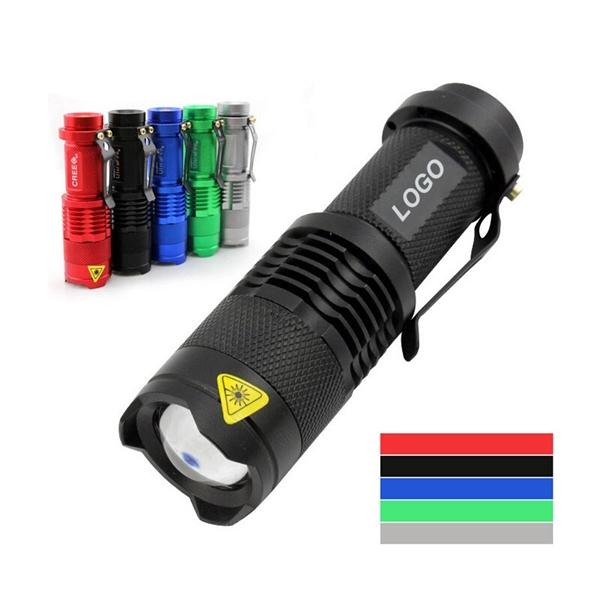 Super Bright Zoomable Or Telescopic LED Flashlight - Image 1