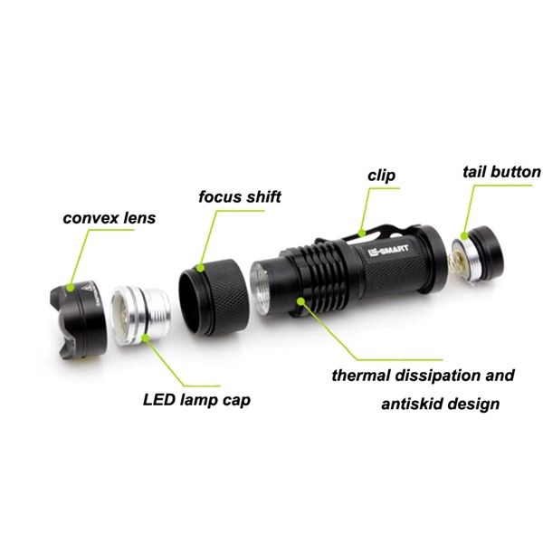 Super Bright Zoomable Or Telescopic LED Flashlight - Image 6
