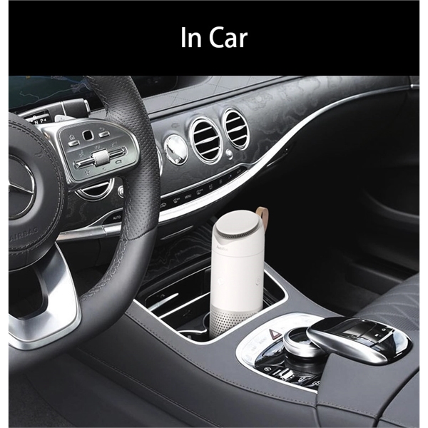 Car Office Air Purifier White - Image 9