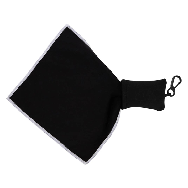 Microfiber Towel With Neoprene Pouch - Image 2
