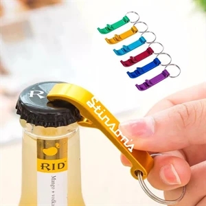 Bottle opener with chain