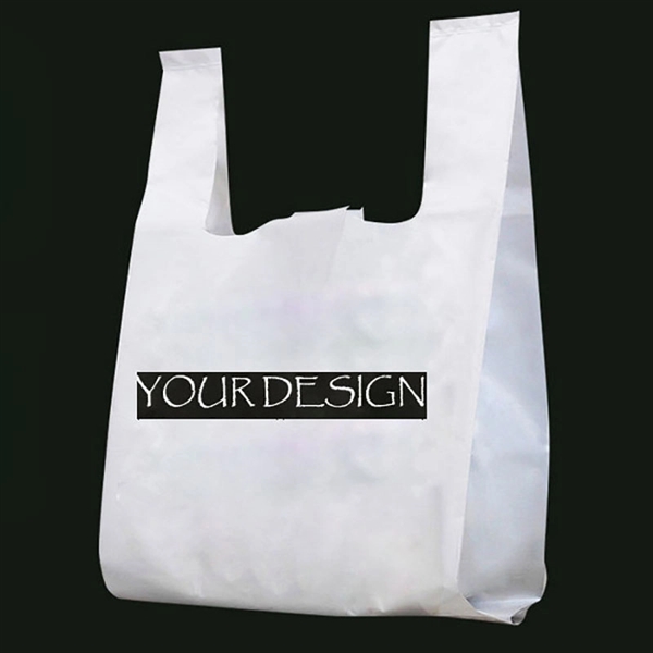 Plastic Grocery and Retail T-shirt Shopping Bag - Image 2