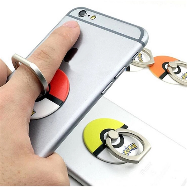 Custom Round Shape Full Color Imprinting Phone Ring Holder O - Image 1