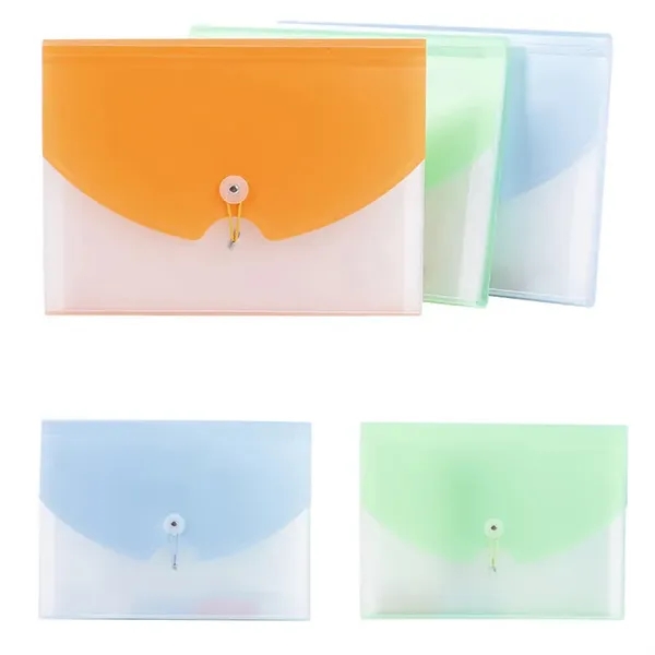 Plastic Expanding File Folder With 13 Individual Pockets - Image 2