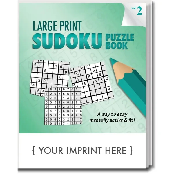 PUZZLE PACK, LARGE PRINT Sudoku Puzzle Set - Volume 2 - Image 2