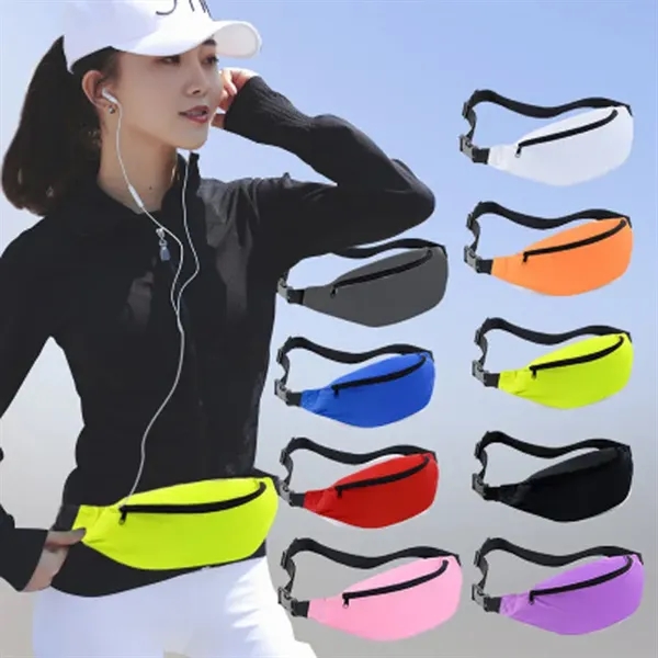 Polyester Sports Waist Bags Phone Bags - Image 6
