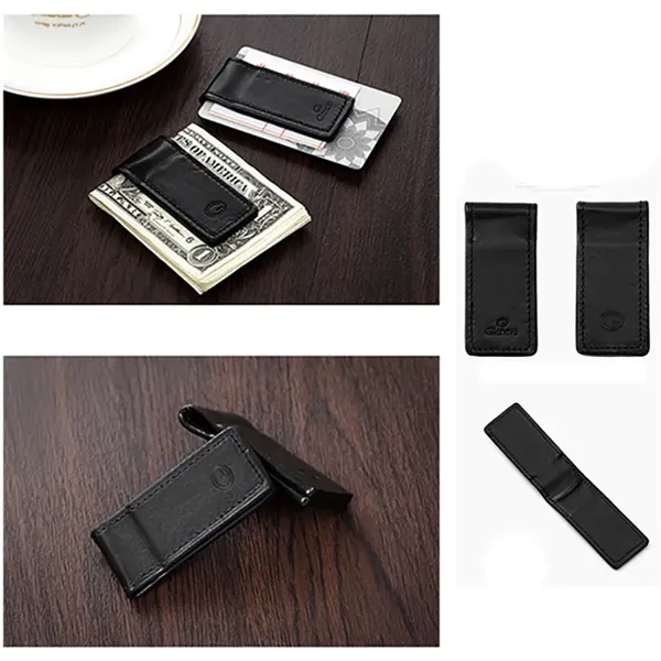 Leather Magnetic Money Clip  - Image 1