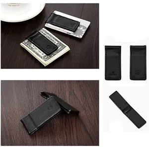 Leather Magnetic Money Clip 