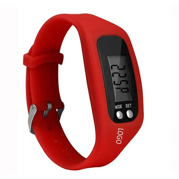 Digital Led Silicone Watch Pedometer - Image 2