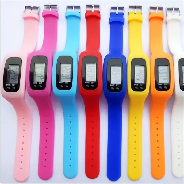 Digital Led Silicone Watch Pedometer - Image 7
