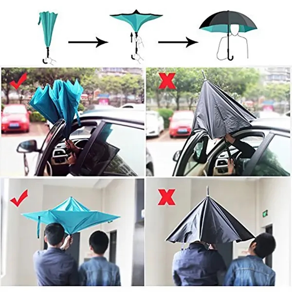 Reverse Folding Umbrella - Image 2