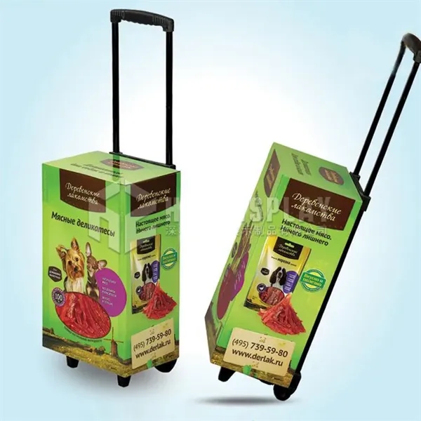 Custom Full Color Printing Exhibition EXPO Cardboard Trolley - Image 1