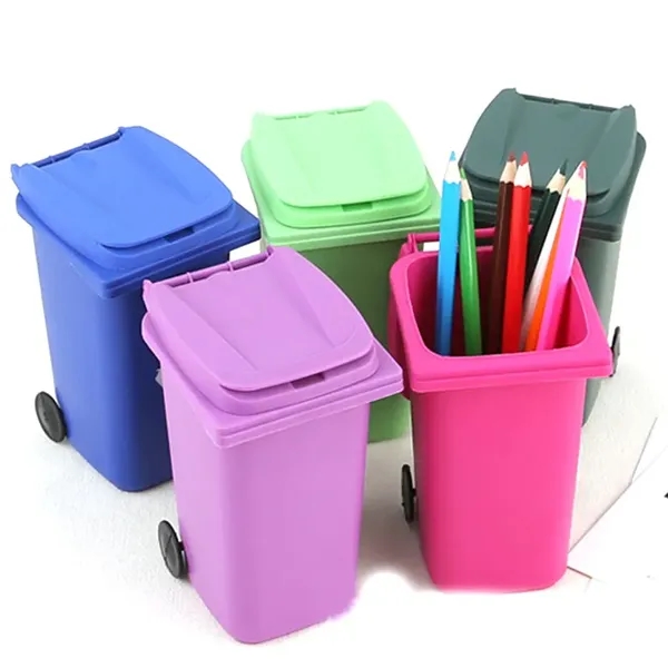 Trash Can Shaped Pen Holder/Brush Pot - Image 3