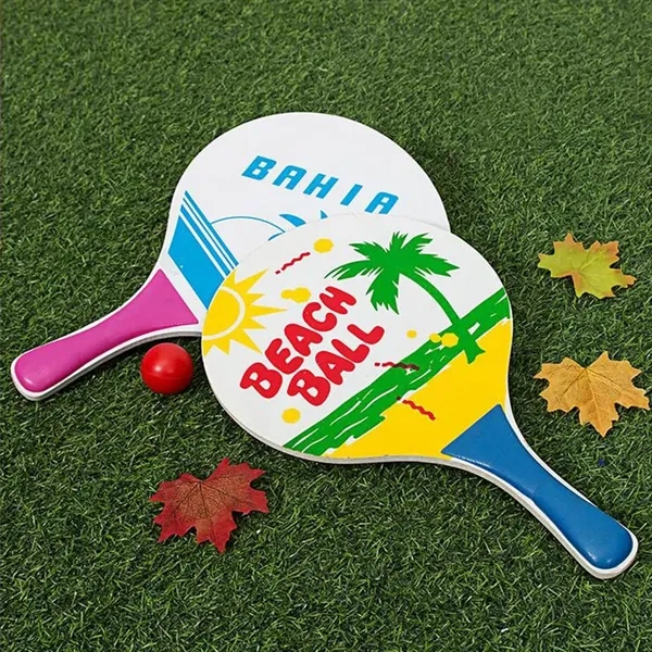 Custom Beach Paddle Set Or Beach Racket Kit - Image 5