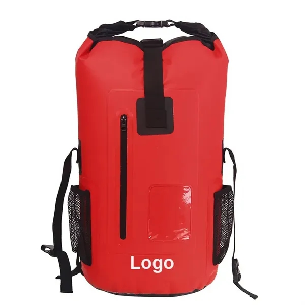 30L Waterproof Backpack Or Dry Bag With Zipper Pocket - Image 1