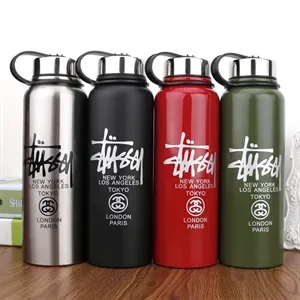 High Capacity Vacuum Insulated Stainless Steel Water Bottle 