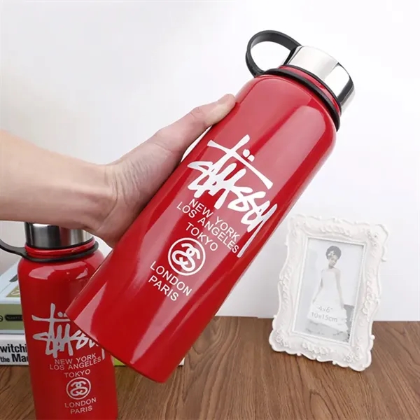 High Capacity Vacuum Insulated Stainless Steel Water Bottle  - Image 3