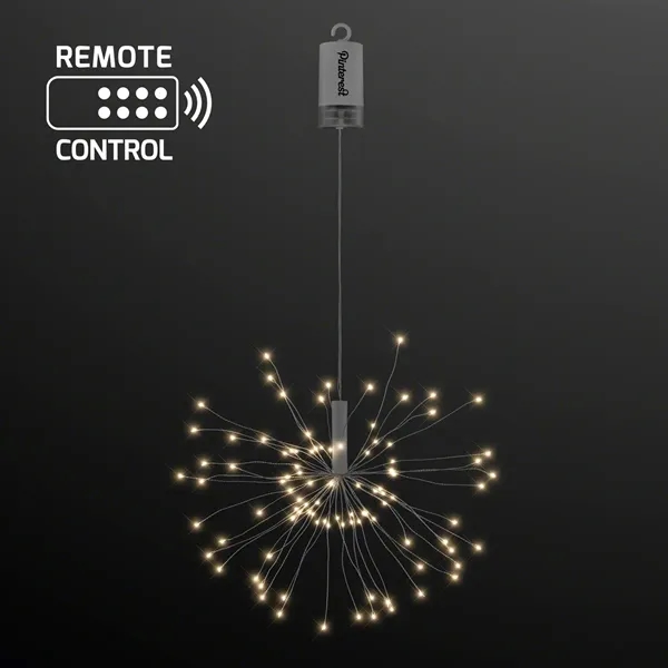 Remote Control Warm White LED Firework Light - Image 1