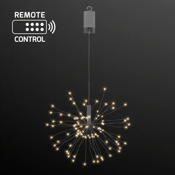 Remote Control Warm White LED Firework Light - Image 3