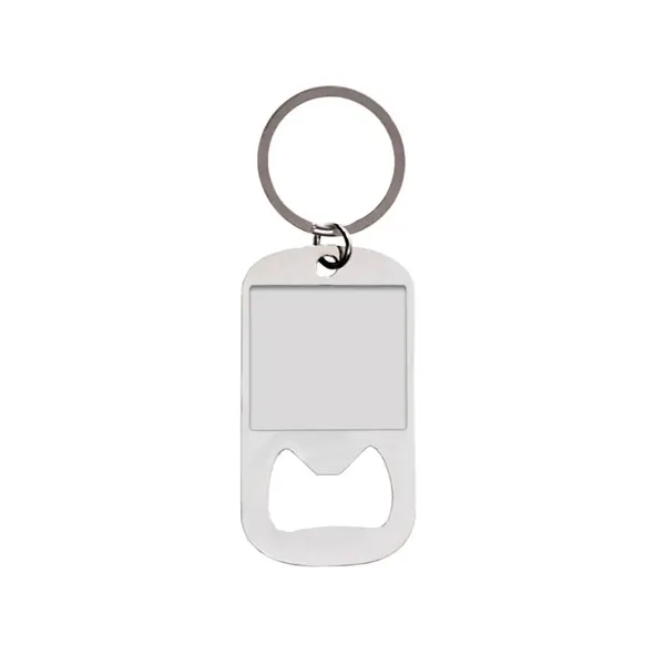 Vibraprint™ Bottle Opener Dog Tag Key Tag - Image 2